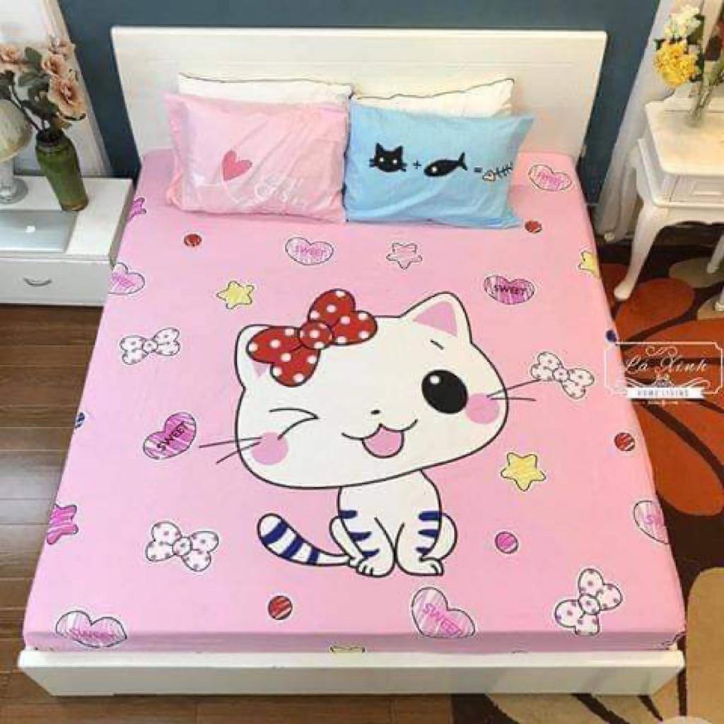 Set Ga Gối 100% Cotton 3D Ngộ Nghĩnh Cho Bé, Hàng Đẹp Mịn