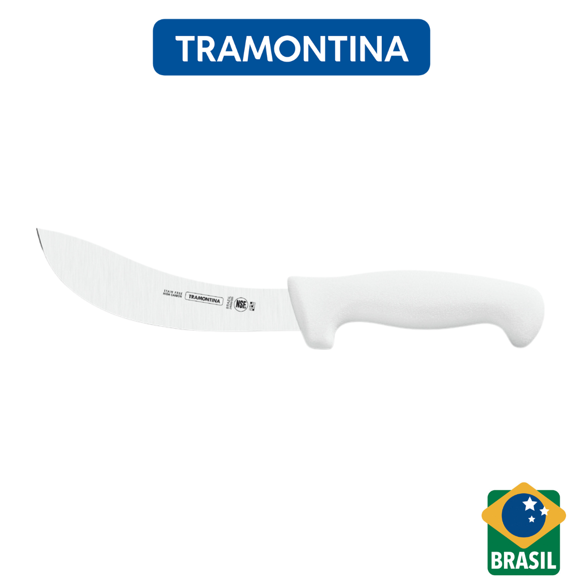 Dao Lóc Da Cán Trắng Tramontina Professional 15cm - TRDA24606/086