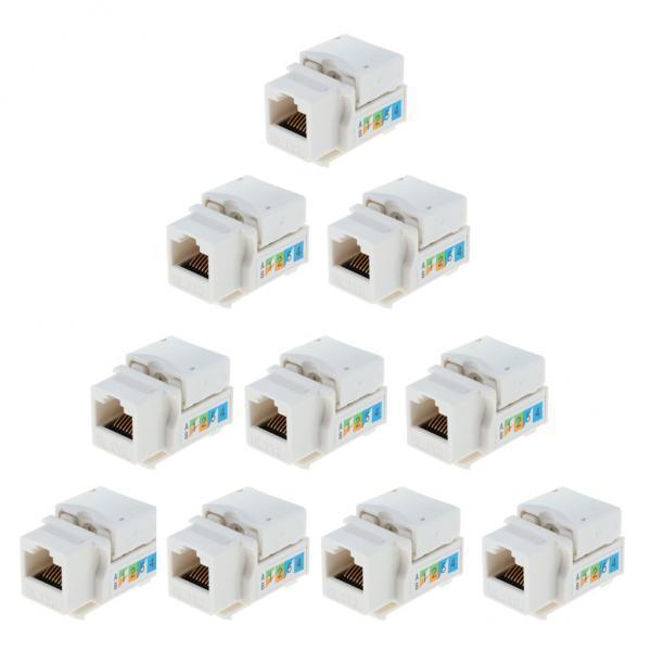 4x10pcs    Jack Module Network Connector  Module-White