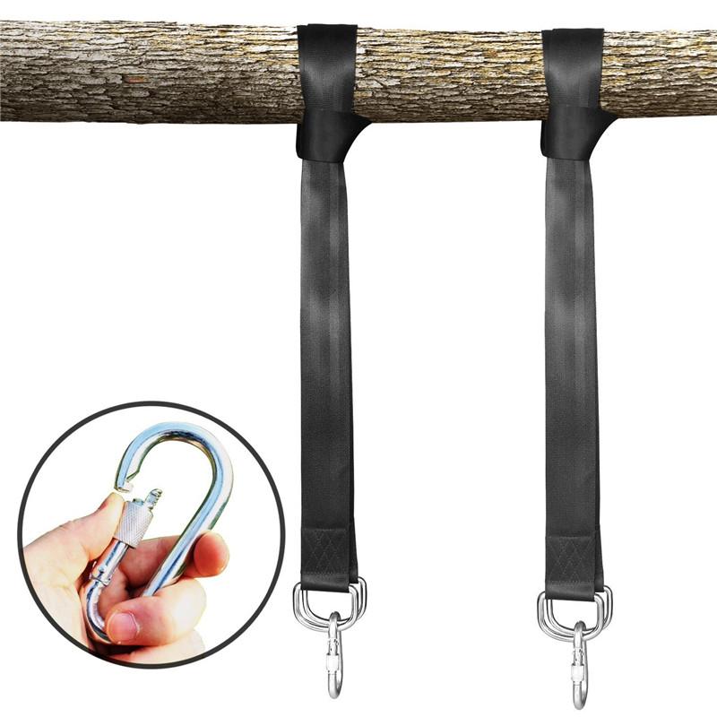 1 Cây Đu Treo Bộ Võng Dây Dây Móc Đa Năng 350 KG Tải Trọng Cắm Trại Đi Bộ Đường Dài Võng Treo Dây