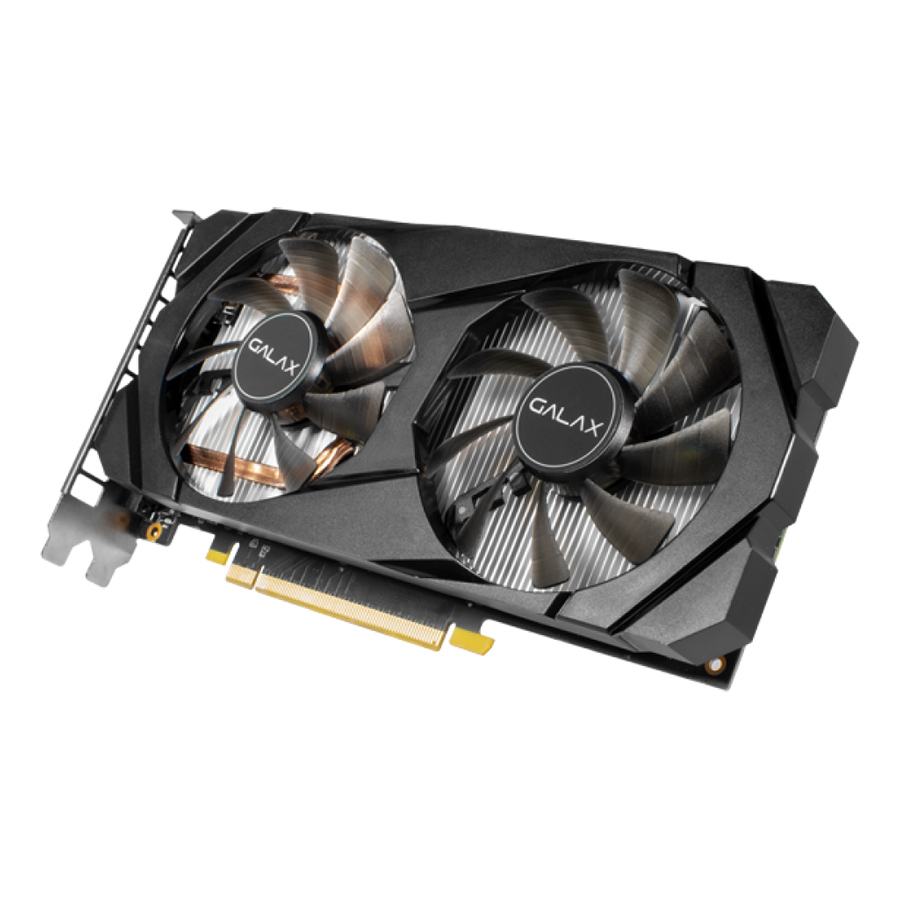 Card Màn Hình VGA Galax GeForce RTX 2060 1 Click OC 6GB GDDR6 26NRL7HPX7OC 192bit 2 Fan DP HDMI DVI D - Hàng Chính Hãng