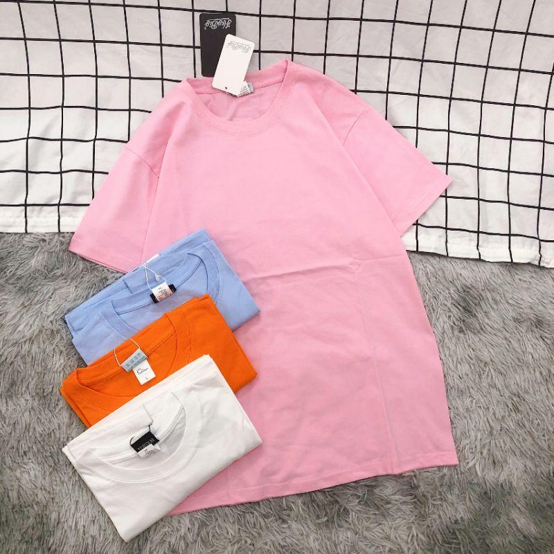 Áo thun trơn basic 100% cotton mềm mịn, hút mồ hôi ulzzang - ẢNH THẬT
