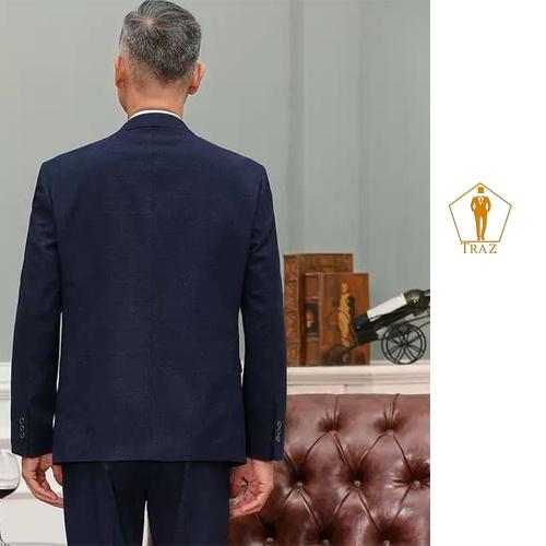 Bộ Vest Nam Trung Niên Màu Đen, Xanh, Vàng 2 Khuy Chuẩn Phom Đứng Tuổi
