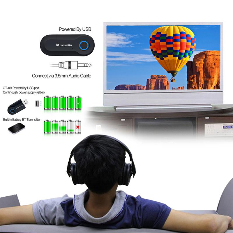 Bộ Phát Âm Thanh Bluetooth Cho TV PC MP3 DVD - Đen