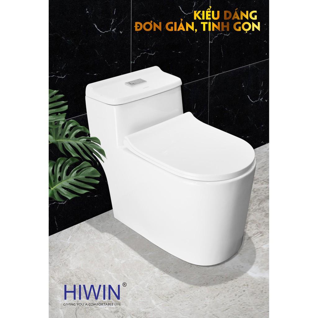 Bồn cầu nguyên khối sứ cao cấp Hiwin MT-2020UF