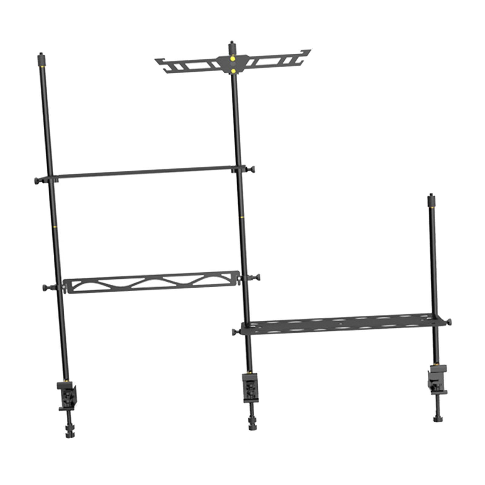 Portable Camping Lantern Stand Cookware Hanging Rack for Outdoor