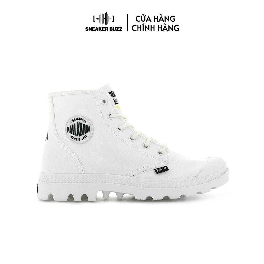 Giày Palladium Pampa Hi X Smiley Be Kind Vegan 77079-116-M