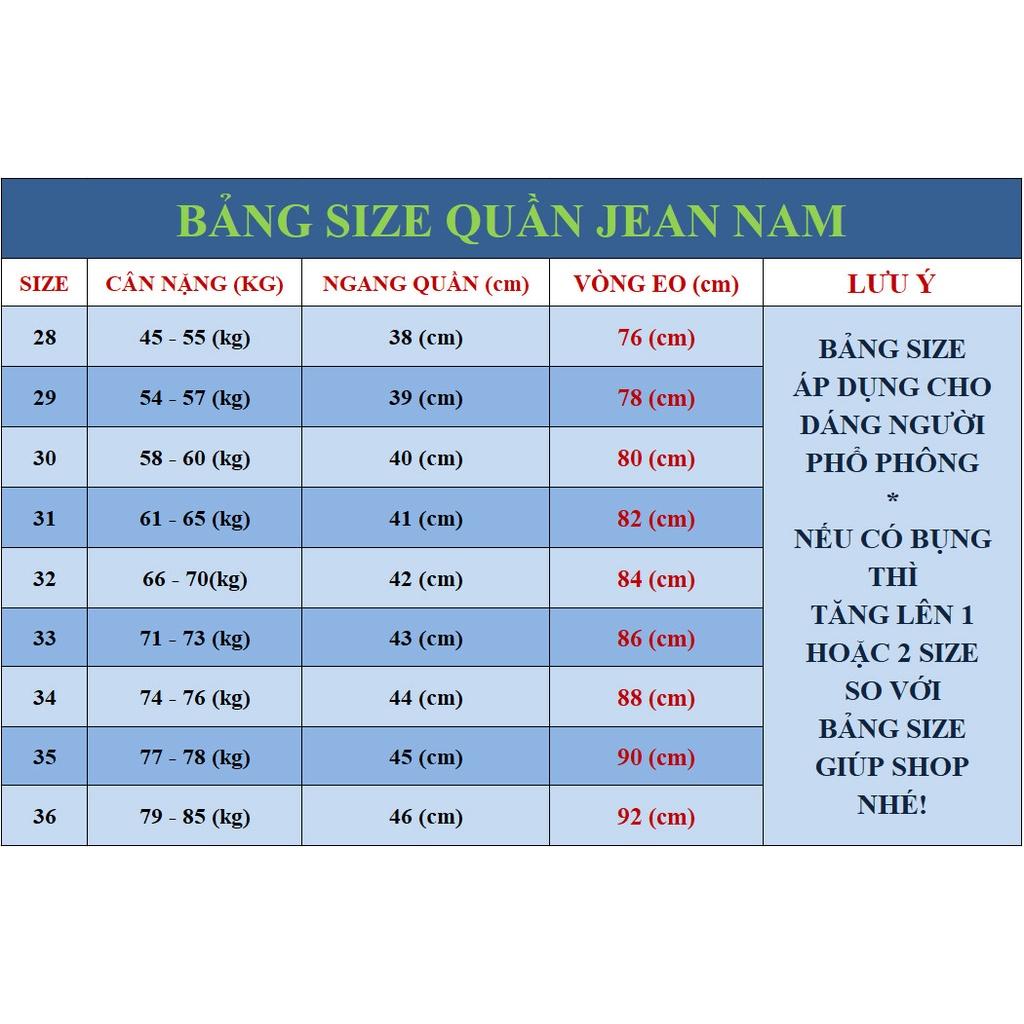 Quần Short Jean Nam Phom Xuông THOITRANG24H Vải Trơn Không Co Dãn Bền Màu Không Lỗi Thời Đủ Size