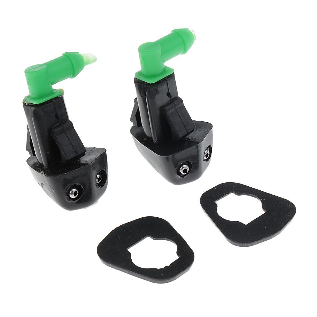 2X Pair Water Spray Nozzles Windshield