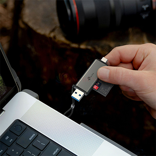 Đầu đọc thẻ đa năng TP-Link USB 3.0 Type-C-A to SD microSD UA430D - Hàng chính hãng