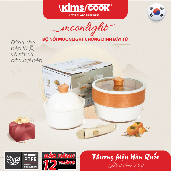 Bộ nồi đa năng tay rời Moonlight_Kimscook