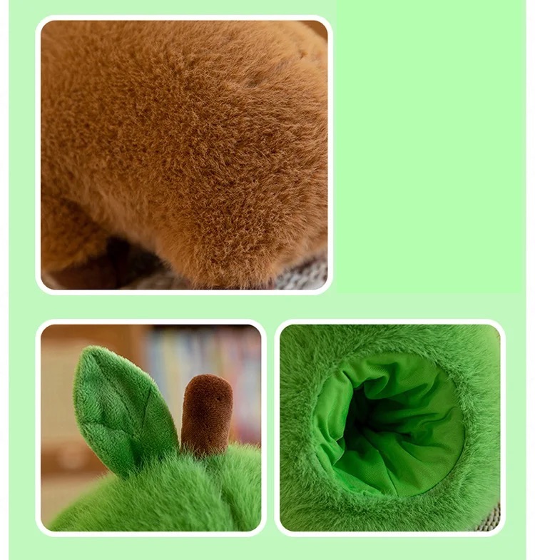 Thú nhồi bông capybara trong quả bơ đáng yêu - Size từ 25cm đến 45cm - Móc khoá gấu bông Capybara