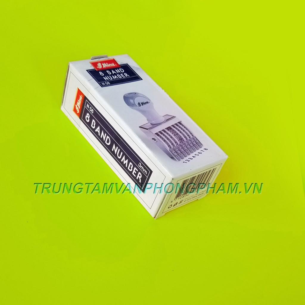 Dấu shiny 8 dãy số N58 N48 N38 N28 N18 3mm 4mm 5mm 7mm 9mm