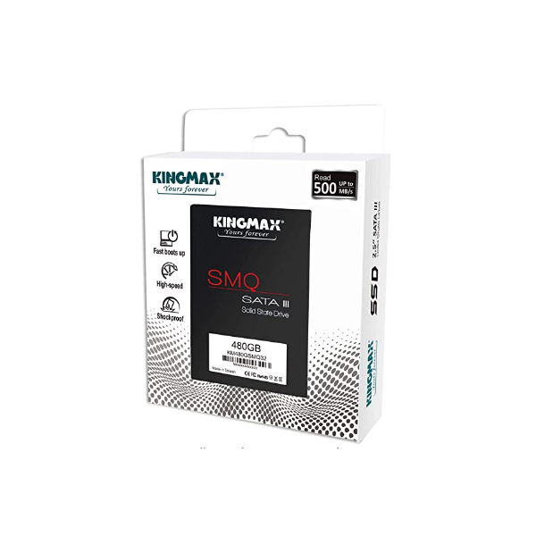 Ổ Cứng SSD Kingmax KM480GSMQ32 SATA3 SMQ Series 2.5 Inch 480GB - Hàng Chính Hãng