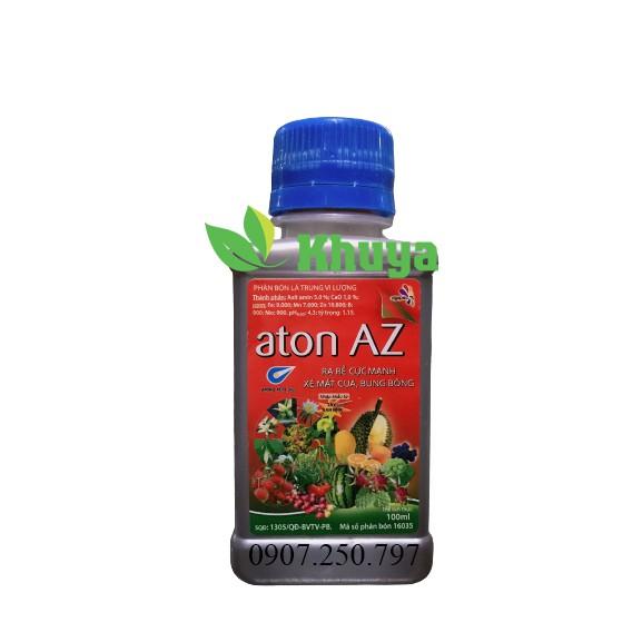 Phân bón lá trung vi lượng aton AZ 100ml Ra rễ, Xé mắt cua và Bung bông