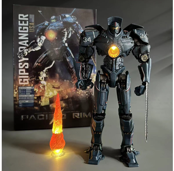 Mô Hình Khớp Robot Pacific Rim 2 Wanderer Glow Led 20cm Có Thể Tháo Rời