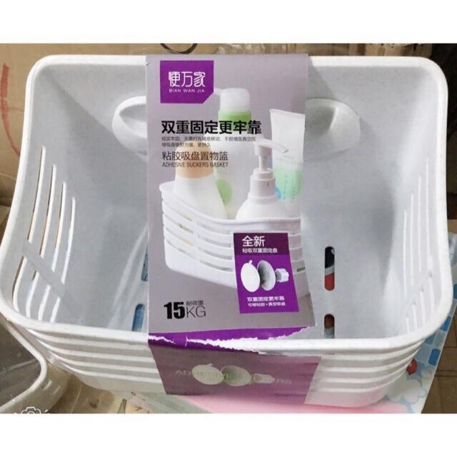Kệ nhà tắm siêu chắc dính hít cực chắc chắn 2 cỡ