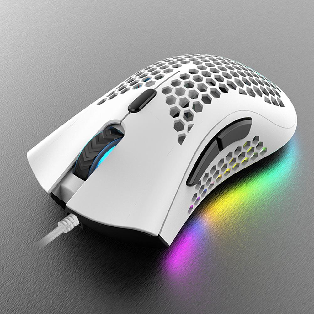 Fornite BM600 2.4GHz Không Dây 2400DPI Có Thể Điều Chỉnh RGB Backlit Tổ Ong Quang USB Gaming Chuột Game Thủ Chuột Cho Laptop máy Tính