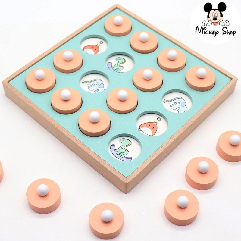 Bộ Đồ Chơi Lật Hình Tìm Cặp Hình Giống Nhau Cho Bé Giúp Rèn Luyện Trí Nhớ, Phù Hợp Với Trẻ Từ 1 Đến 6 Tuổi