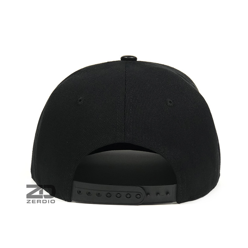 Mũ lưỡi trai hiphop, nón snapback nam nữ lưỡi da màu đen cao cấp - SN96