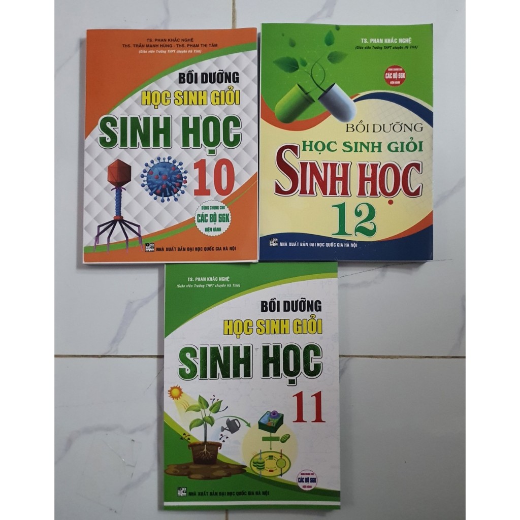 Combo Bồi Dưỡng Học Sinh Giỏi Sinh Học 10 - 11 - 12 (Phan Khắc Nghệ) (HA)
