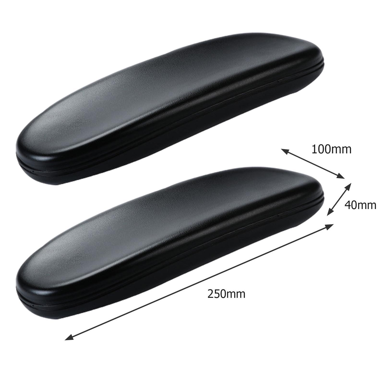 2Pcs  Desk Chair Armrest Pads Gaming Chair Extra Thick PU Leather