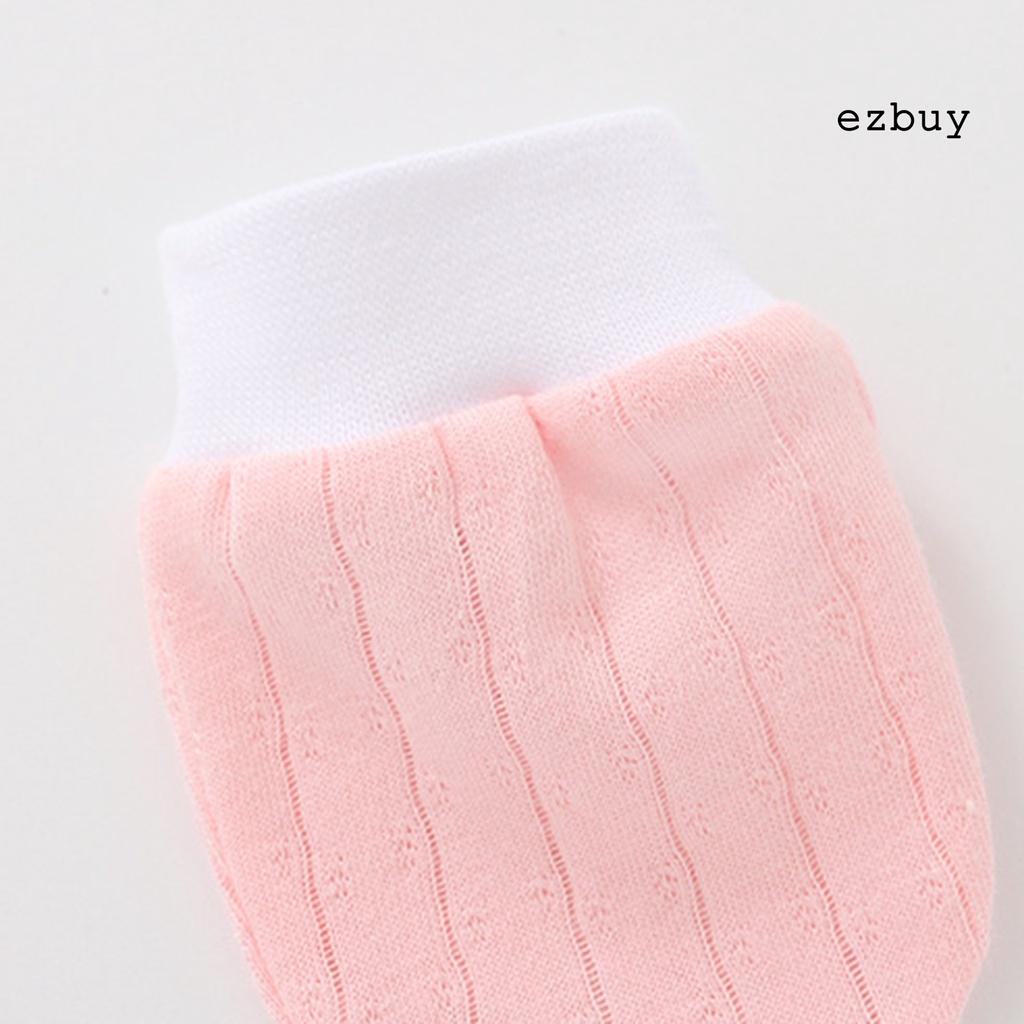 Vớ cotton bảo vệ tay chống trầy xước cho bé sơ sinh