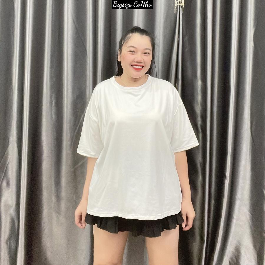 Áo thun tay ngắn bigsize nữ freesize form rộng cho nàng Chuppy từ 58-95kg, Áo phông trơn oversize THUN TN