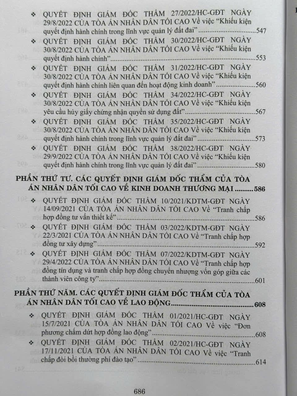 Sách Quyết Định Giám Đốc Thẩm Của Tòa Án Nhân Dân Tối Cao Về Hình Sự, Dân Sự, Hành Chính, Kinh Doanh, Thương Mại, Lao Động, Hôn Nhân Gia Đình (V2432A)