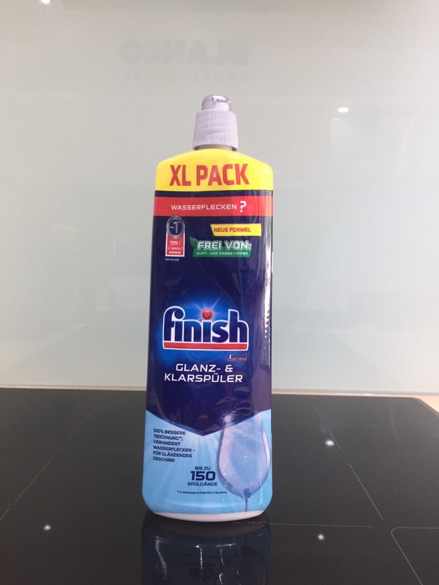 COMBO FINISH: Viên rửa bát All in one 90 + Bóng 750ml + Muối 1,2kg