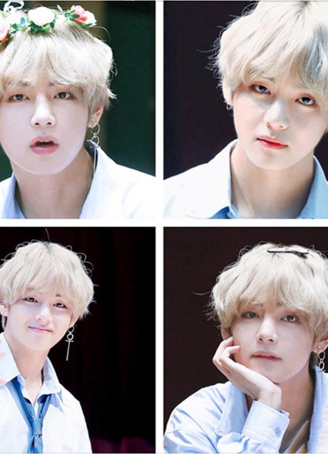 Bông tai khuyên tai chữ thập BTS V Taehyung