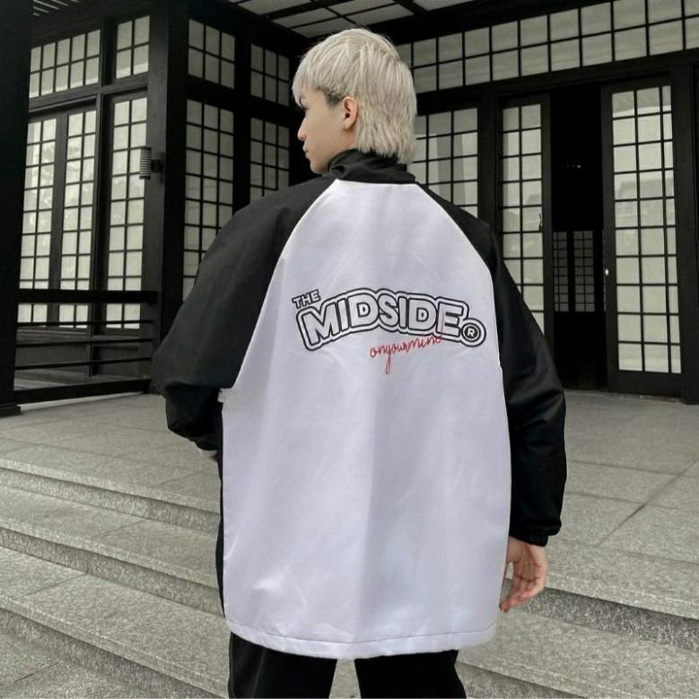 Áo Khoác Dù TMS LOGO MIDSIDE Nam Nữ Unisex Form Rộng Bomber Jacket bao đẹp mới tpp684