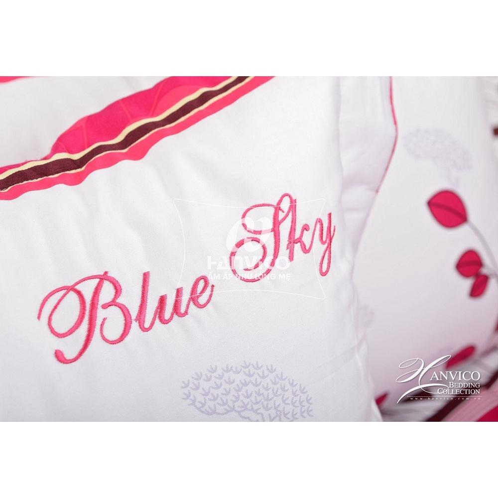 Bộ Chăn Ga Gối Hanvico Blue Sky - DL132