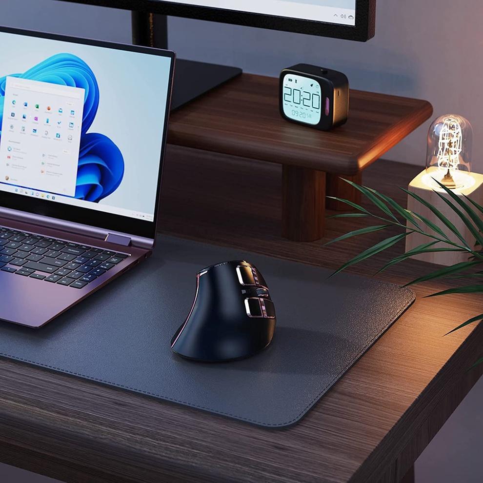 Chuột không dây Dạng Đứng 2.4G+ Bluetooth 9 Nút