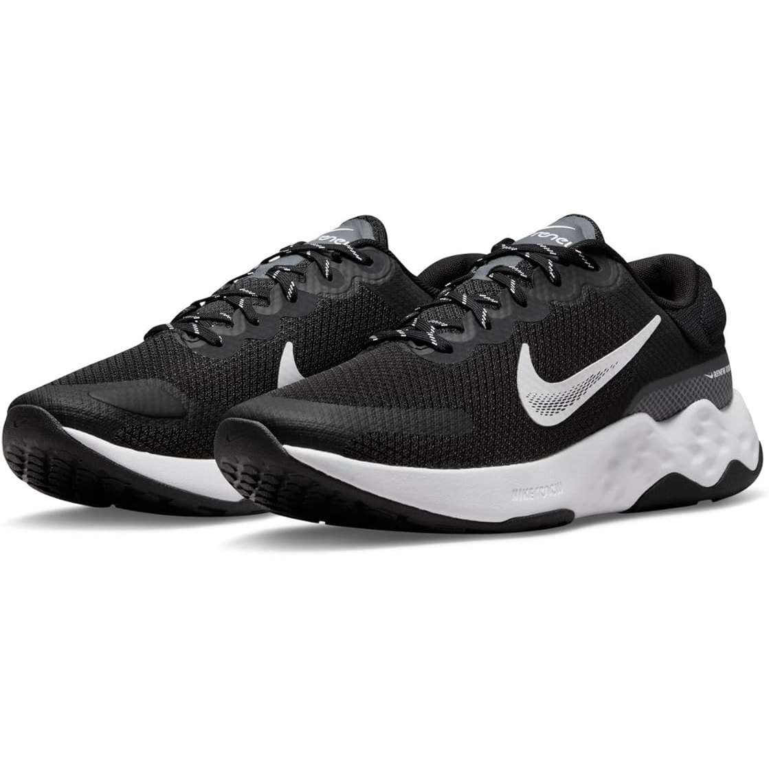 Giày chạy bộ nam NIKE RENEW RIDE 3 - BLACK/WHITE-DK SMOKE GREY-SMOKE GREY - 10.5 US