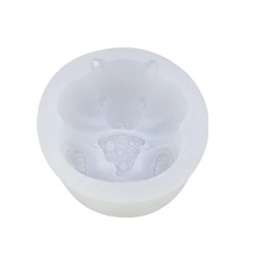 Khuôn silicon 4d làm rau câu làm bánh mẫu Chuột gặm pho mát