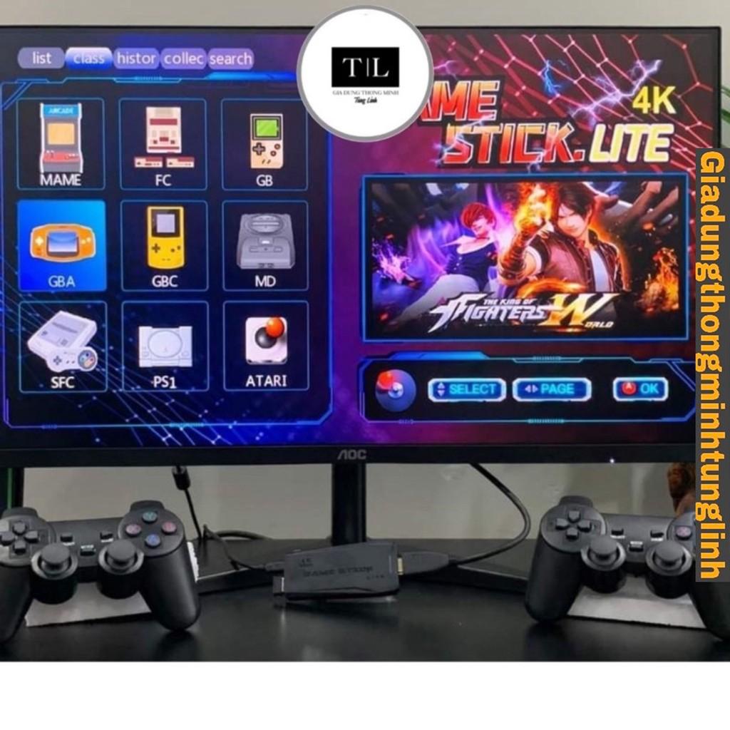 Máy Chơi Game Stick 3500 Lite HDMI - Máy điện tử 4 nút cầm tay không dây hỗ trợ hai người chơi cùng lúc 32GB 64GB