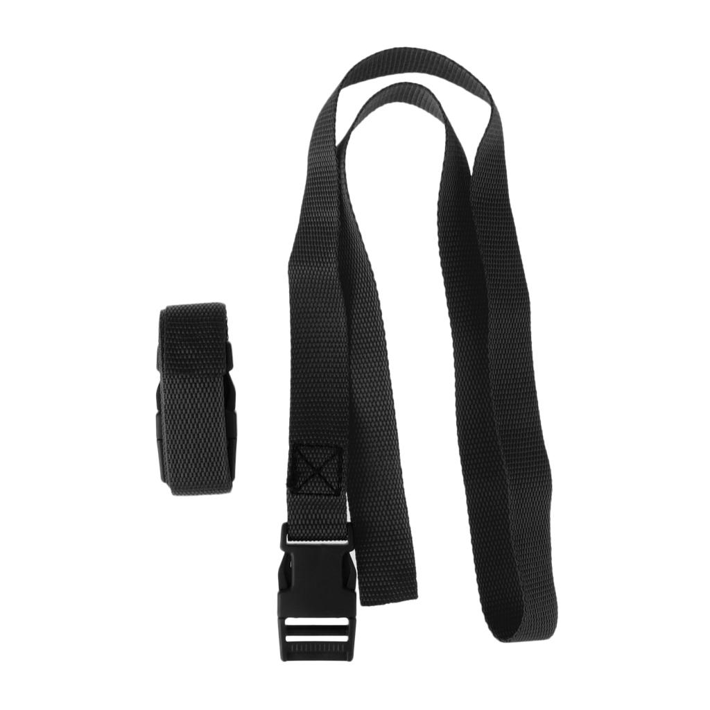 2pcs 39.Golf Trolley Webbing Straps/Luggage Tie down Straps with Quick Release Buckle