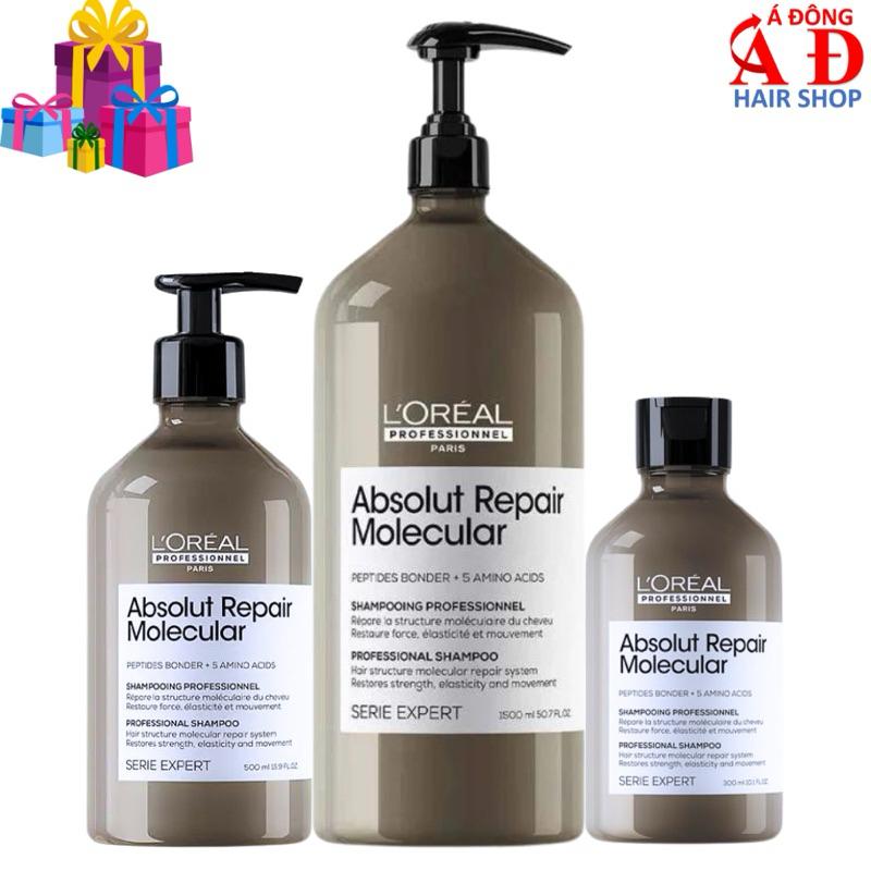 Dầu gội L'Oreal ARM Absolute Repair Molecular siêu phục hồi cấp phân tử Peptides