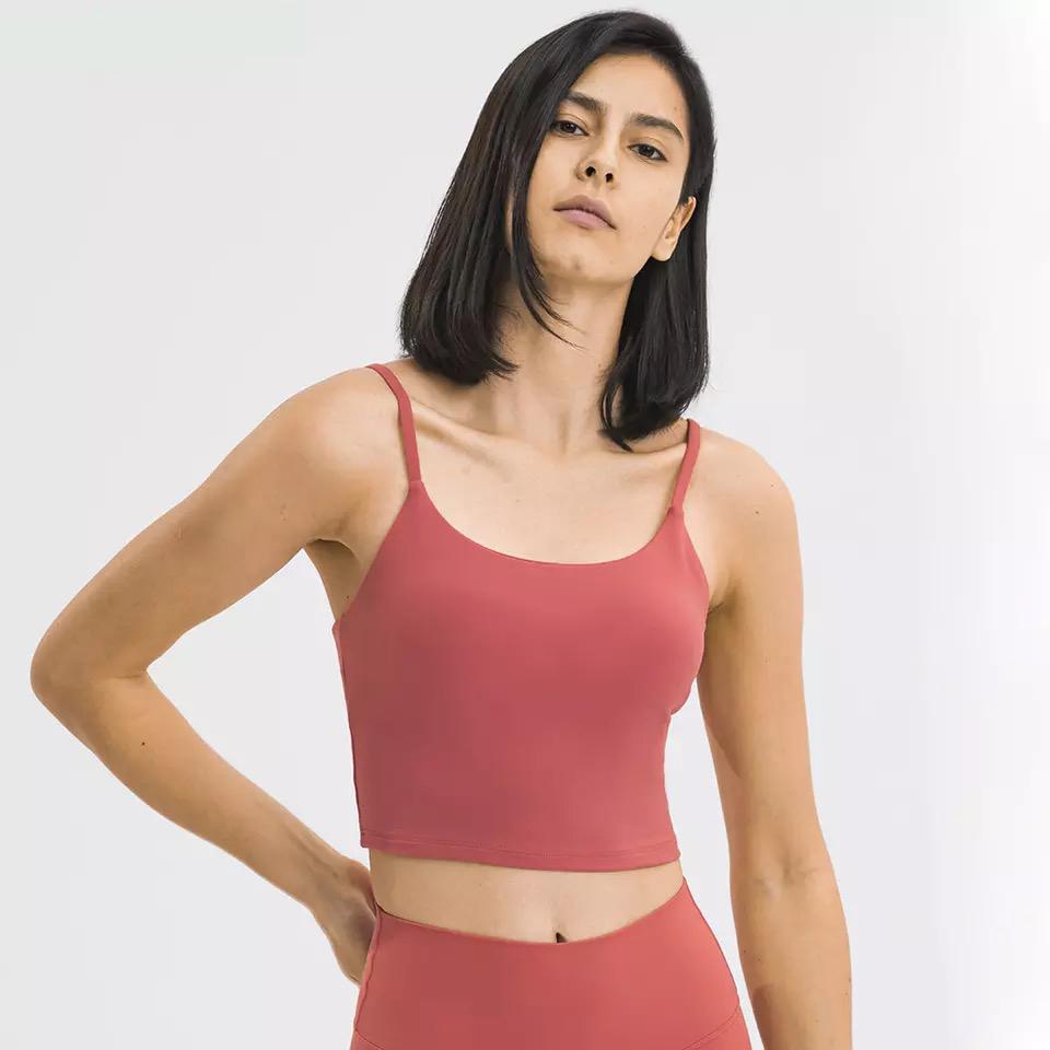 ZenYoga Tinh Nữ Xe Tăng Có Đệm Cho Tập Gym Thể Hình Áo Ngực Áo Crop Top Tập Yoga Tập Luyện Thể Thao Chiếc Áo Lót Có Thể Tháo Rời Miếng Lót