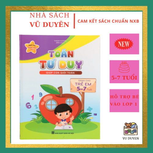 Sách Toán tư duy dành cho trẻ em từ 5-7 tuổi