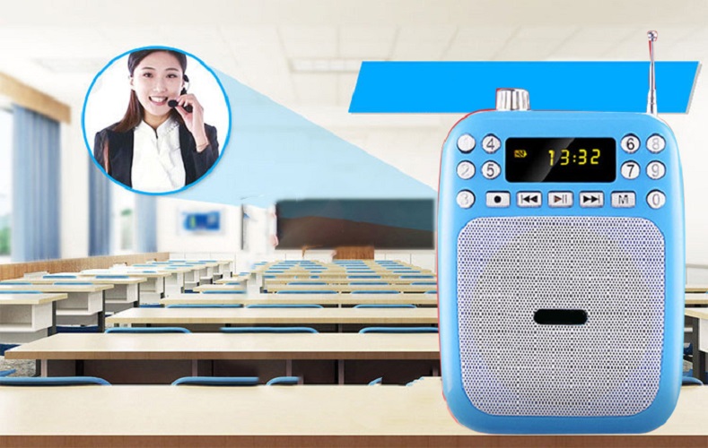 Máy Trợ Giảng Tặng Kèm Micro Có Dây Full Phụ Kiện Pin Sạc Cao Cấp (Mua Về Dùng Ngay)