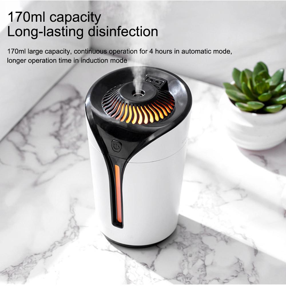Mới Mini Siêu Âm Sạc Máy Tạo Độ Ẩm Không Khí Tinh Máy Khuếch Tán Tinh Dầu Cho Nhà Xe Hơi USB Phun Sương Tạo Ẩm Hình Ếch Con Phun Sương Tạo Có Đèn LED Ban Đêm đèn