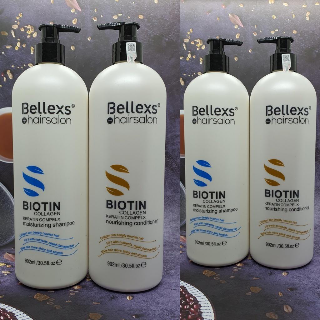 Dầu gội Biotin Bellexs hairsalon Dung Tích 902ml Kích Thích Mọc Tóc- Làm Mượt Tóc Hư Tổn