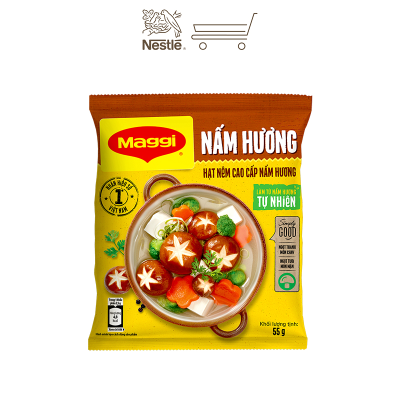 Hạt nêm cao cấp MAGGI® Nấm Hương gói 450g