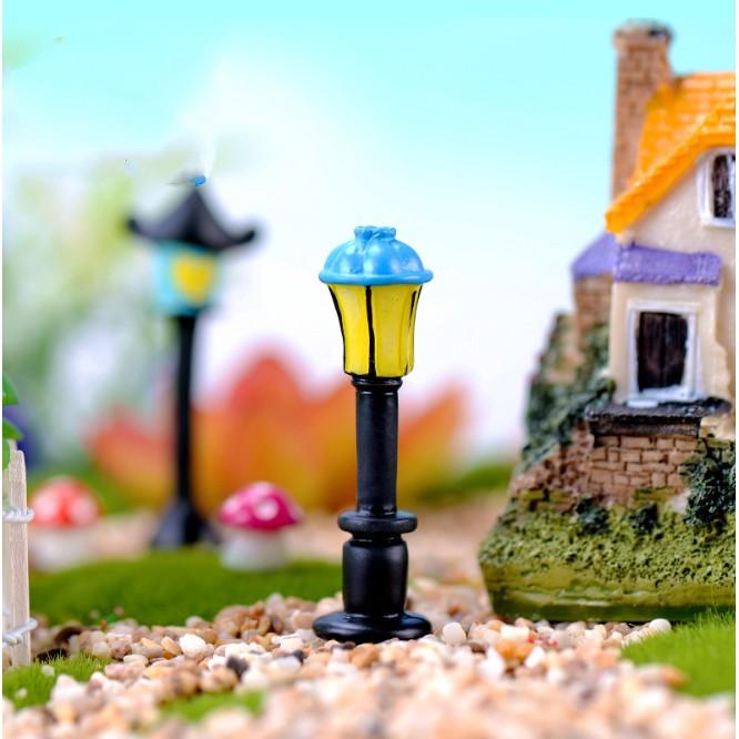 Mô hình cột đèn phong cách Halloween trang trí nhà búp bê, tiểu cảnh, DIY