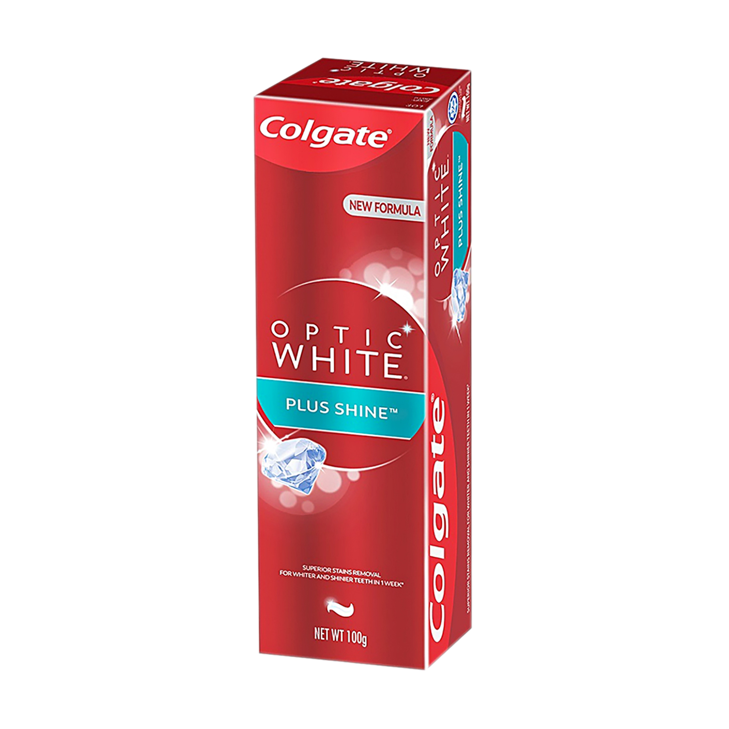 Kem đánh răng trắng sáng Colgate Optic White Plus Shine (100g)