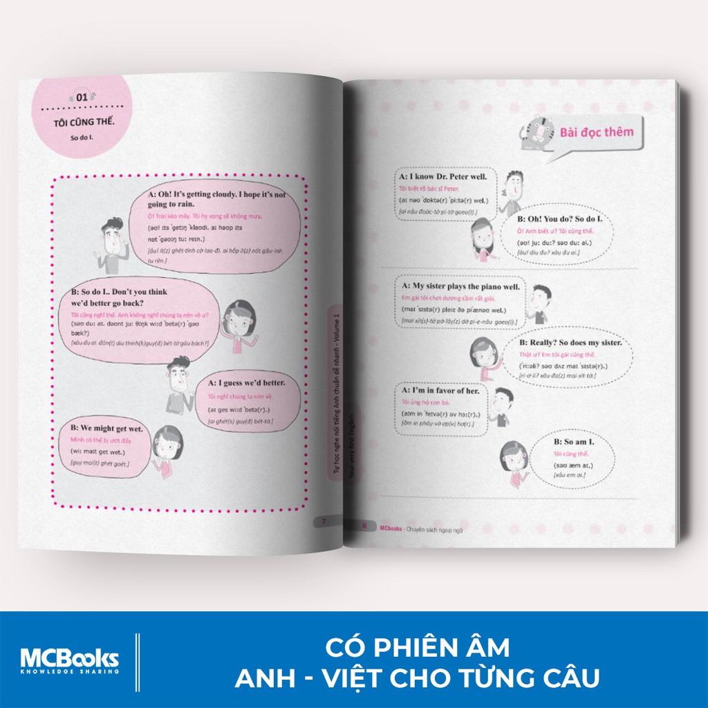 Sách - Your Very First English - Tự Học Nghe Nói Tiếng Anh Chuẩn Dễ Nhanh Volume 1 - Học Kèm App Online