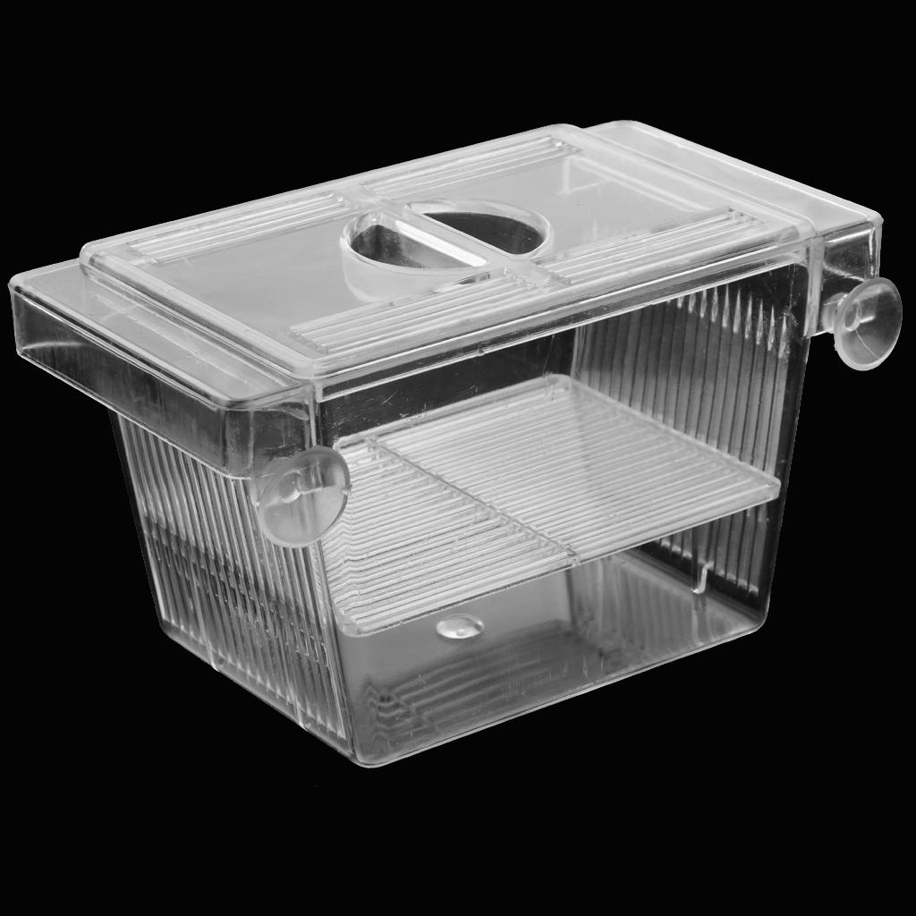 Fish Tank High Transparent Aquarium Tank Fish Incubator Isolation Box Small