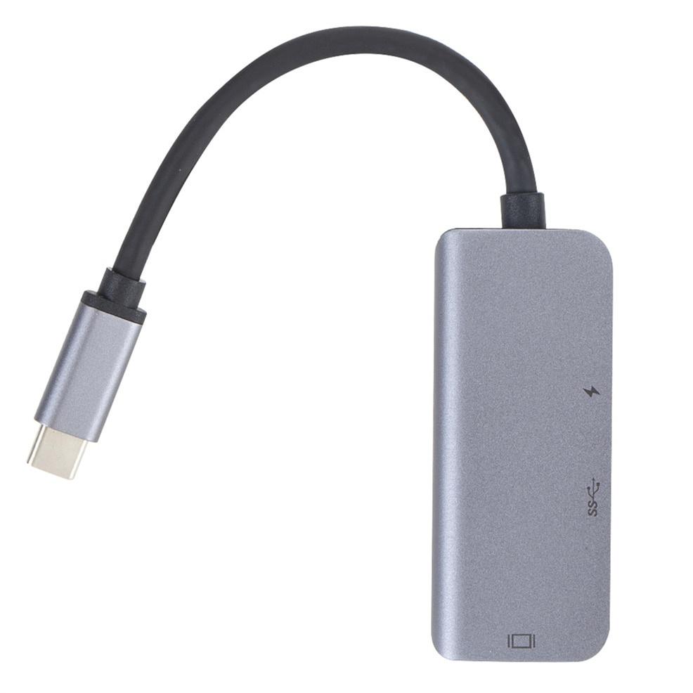USB C To HDMI 3 in 1 Cable Converter for Samsung Huawei Apple Mac NS Usb 3.1 Type C To HDMI 4K Adapter Cable